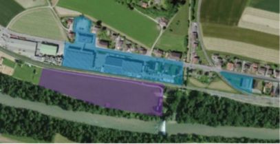 Erweiterung Arbeitszone in Ramsei (viollet)