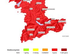 Grosse Waldbrandgefahr im ganzen Kanton Bern